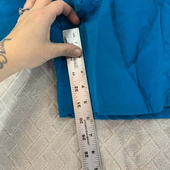 Speedo Mens 2XL Swim Trunks Blue Board Shorts Mesh Lined Inner Pocket - Picture 6 of 10